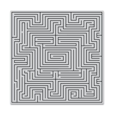 Maze Bold Prints Stamp