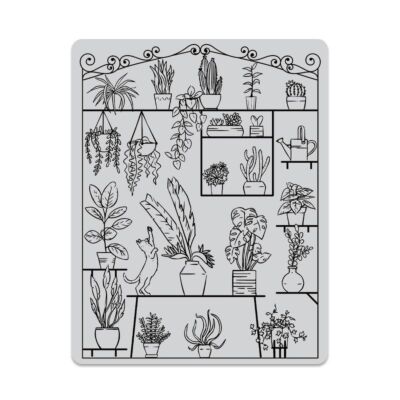 Greenhouse Peek-A-Boo Cling Stamp