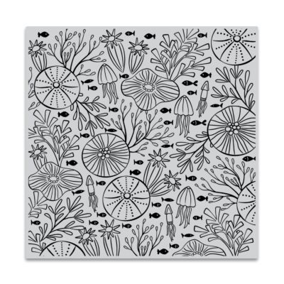 Underwater Pattern Bold Prints Stamp