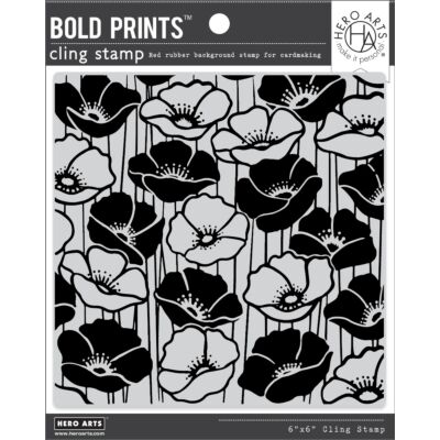 HA Poppy Field Bold Prints Stamp