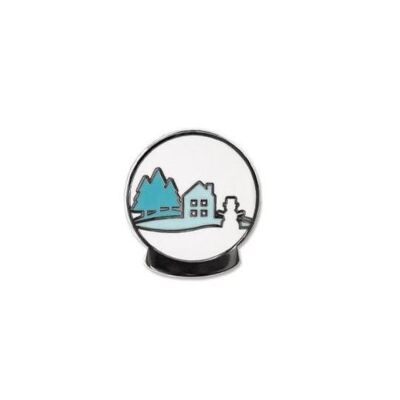 Snow Globe Enamel Pin