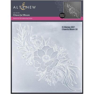 Cheerful Bloom 3D Embossing Folder