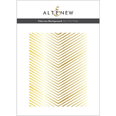 ALT Chevron Background Hot Foil Plate