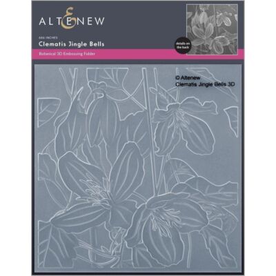 Clematis Jingle Bells 3D Embossing Folder