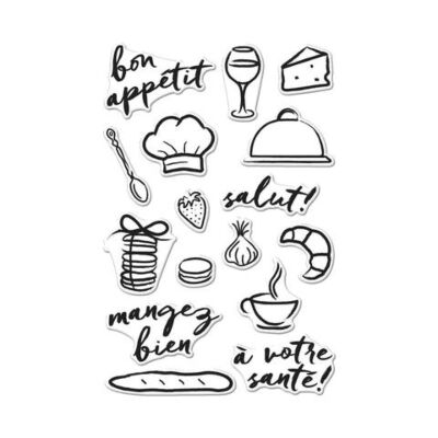 HA Bon Appetit Stamp