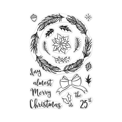 Winter Wreath Stamp