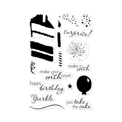 Color Layering Birthday Cake Stamp