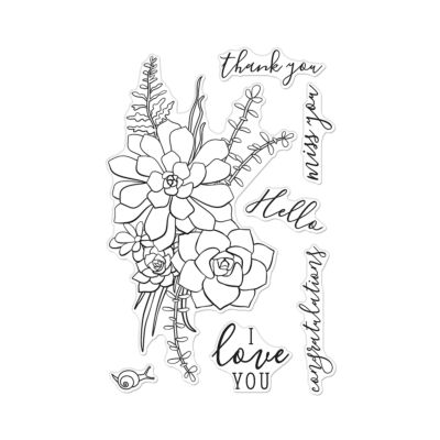 Succulent Bouquet Stamp