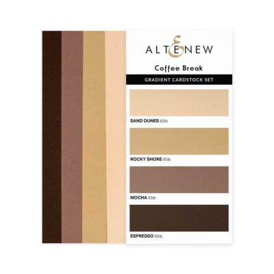 Gradient Cardstock Set - Coffee Break