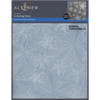 Crossing Stars 3D Embossing Folder