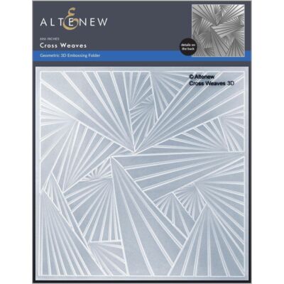 Cross Weaves 3D Embossing Folder