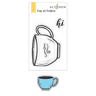 Cup of Coffee Mini Stamp and Die Set