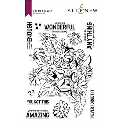 ALT Doodle Bouquet Stamp Set