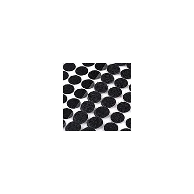 10mm Diameter Velcro Dots - Black