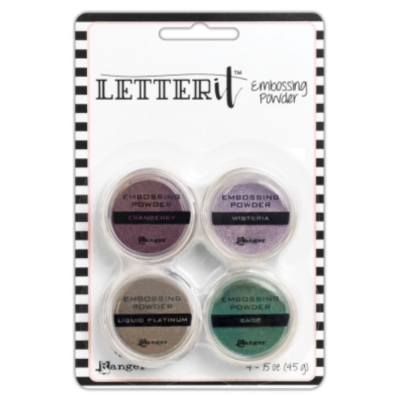 Letter It Embossing Powders Set - Graceful