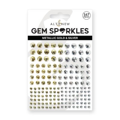 Altenew Gem Sparkles Metallic Gold & Silver for cardmaking and paper crafts.  UK Stockist, Seven Hills Crafts