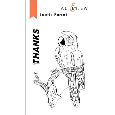 Exotic Parrot Stamp