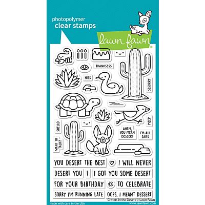 Lawn Fawn Critters in the Desert Stamp