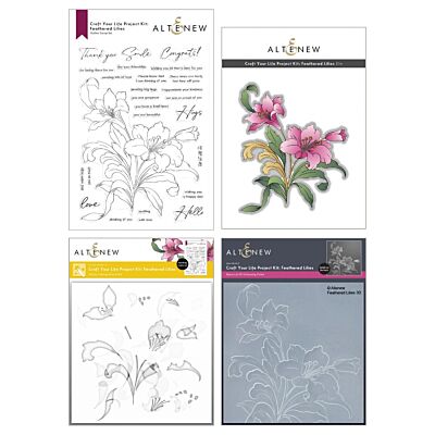 Craft Your Life Project Kit: Feathered Lilies Set