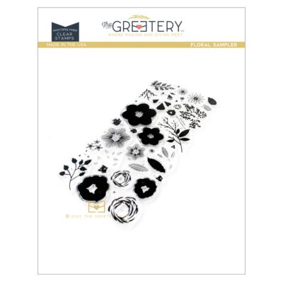 Floral Sampler Stamp by The Greetery, Handicraft Collection, July 2023, UK Exclusive Stockist, Seven Hills Crafts 5 star rated for customer service, speed of delivery and value