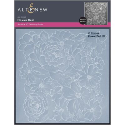 Flower Bed 3D Embossing Folder