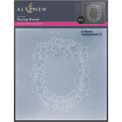 Flowing Wreath 3D Embossing Folder