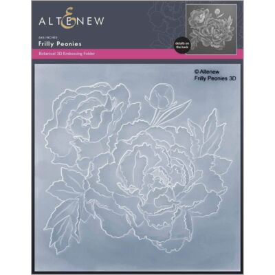 Frilly Peonies 3D Embossing Folder