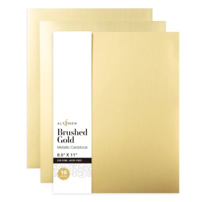 ALT Brushed Gold Metallic Cardstock