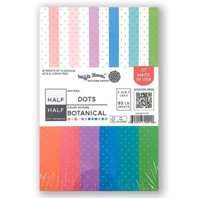 Half-Half Dots Botanical Paper Pad