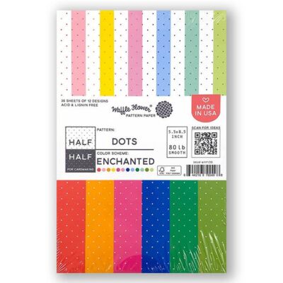 Half-Half Dots Enchanted Paper Pad