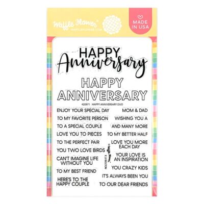 Happy Anniversary Duo Stamp Set