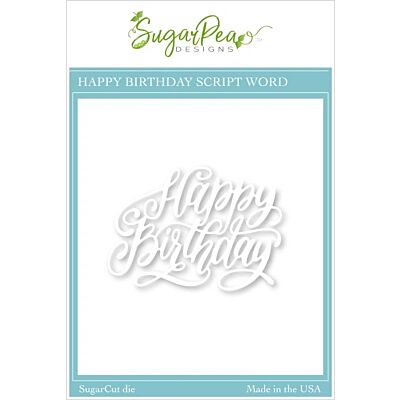 SPD Happy Birthday Script Die