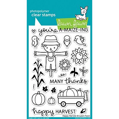 Happy Harvest Stamp