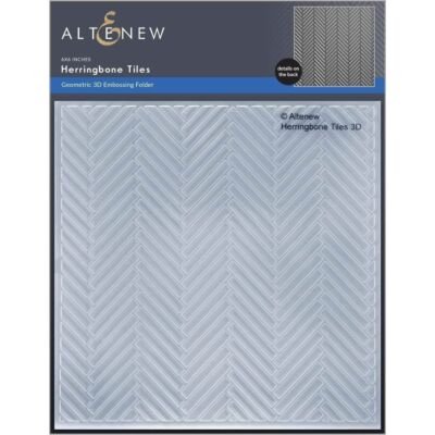 Herrinbone Tiles 3D Embossing Folder