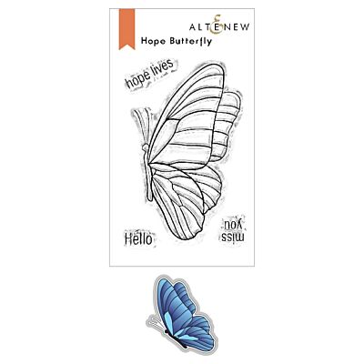 ALT Hope Butterfly Stamp and Die