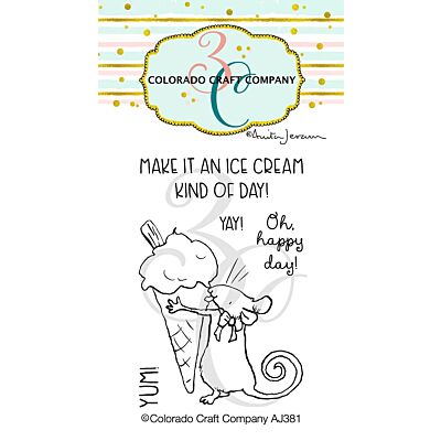 Anita Jeram Ice Cream Day Mini Stamp