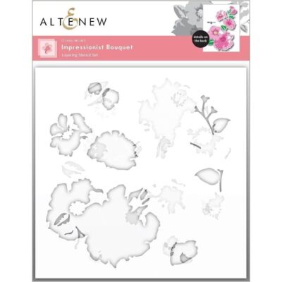 Impressionist Bouquet Stencil Set (3 in 1)