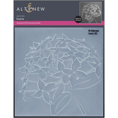 Ixora 3D Embossing Folder