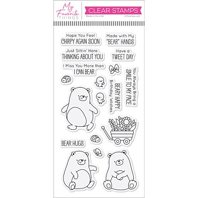 MFT Jenoblade Bear Hugs Stamp