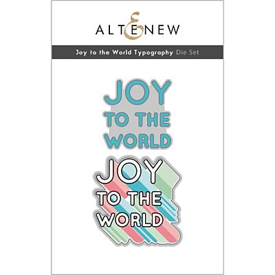 Joy to the World Typography Die Set