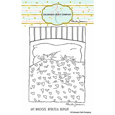 Anita Jeram Snoozing Kitties Stamp