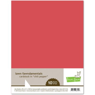 Chili Pepper Cardstock