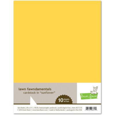 Sunflower Cardstock