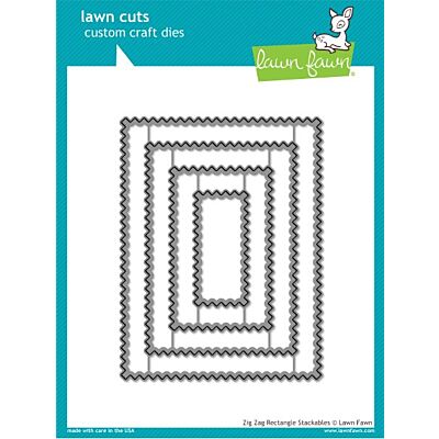 Zig Zag Rectangle Lawn Cut