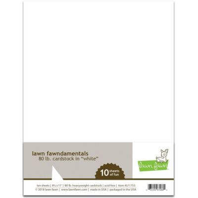 White Cardstock 80lb