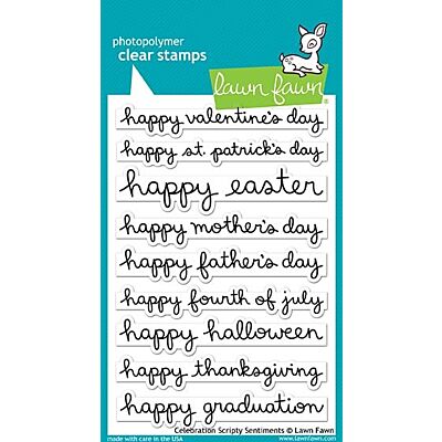 Celebration Scripty Sentiments Stamp