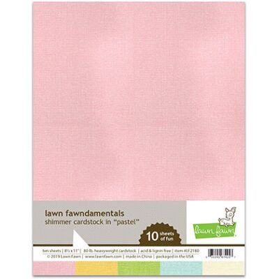 Shimmer Cardstock - Pastel