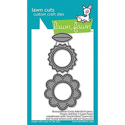 Reveal Wheel Circle Add-On Frames: Flower & Sun Die