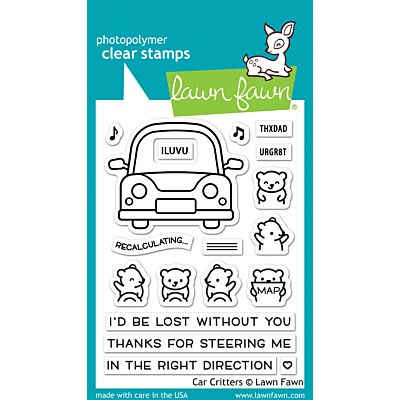 Car Critter Stamp