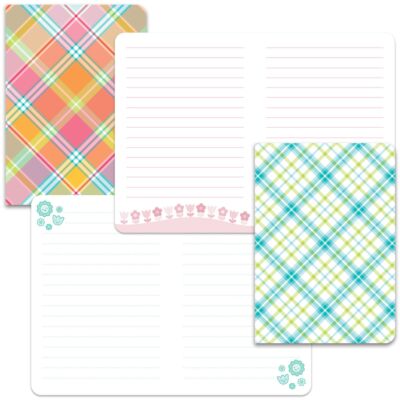 Perfectly Plaid Remix - Mini Notebooks